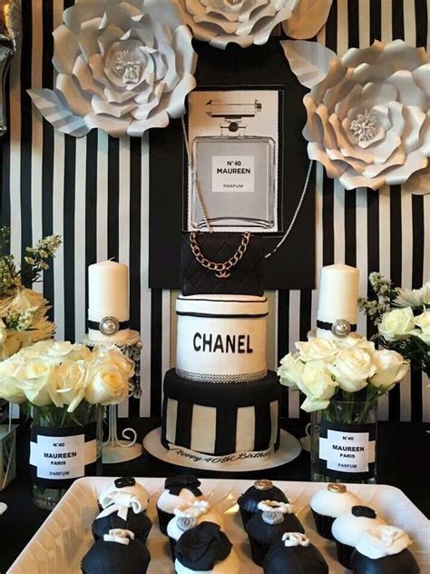 chanel party decoration ideas|chanel birthday party ideas.